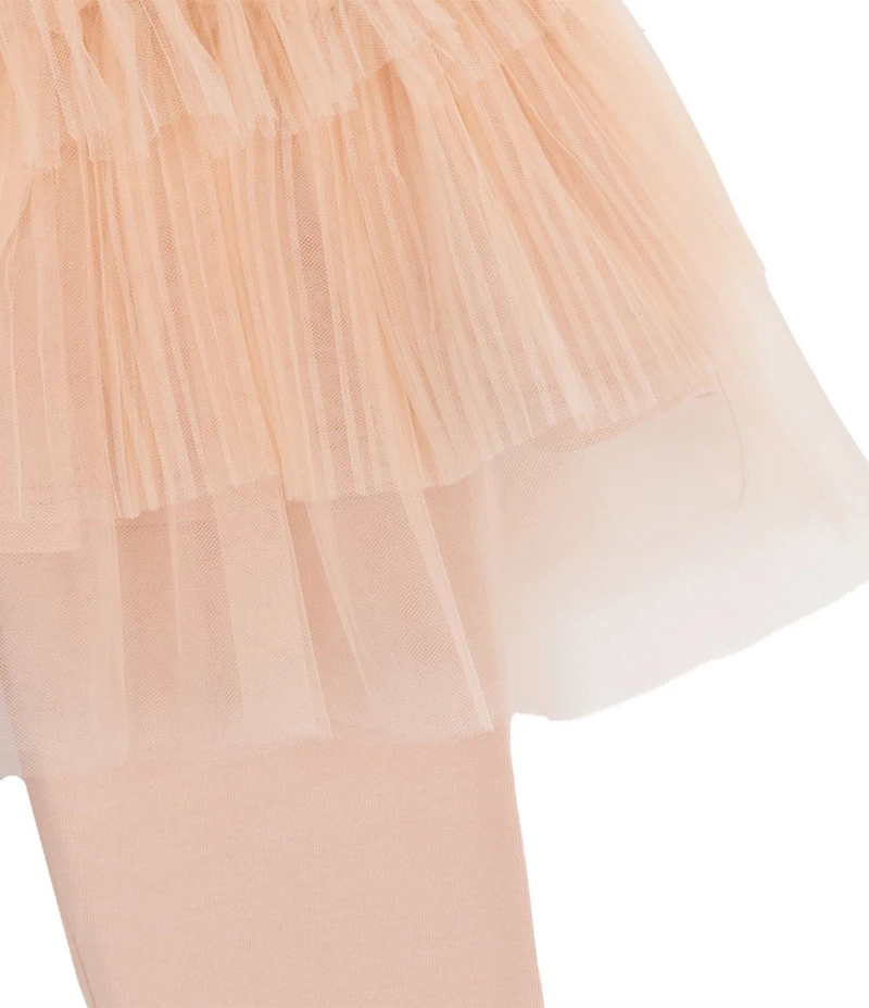 Rare Editions Baby Girls Long-Sleeve Bonjour Knit Bodysuit & Tutu-Skirted Leggings Set