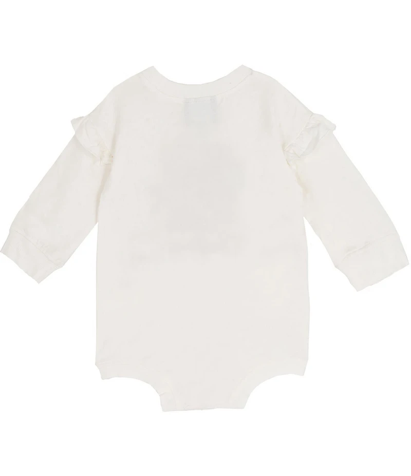 Rare Editions Baby Girls Long-Sleeve This Girl Loves Christmas Bodysuit