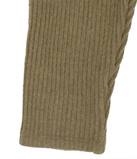 Rare Editions Baby Girls Sleeveless Knit Vest, Long-Sleeve Ditsy-Floral Jersey-Knit Top & Rib-Knit Leggings 3-Piece Set