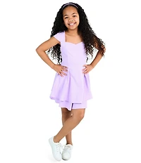 Rare Editions Big Girls Cap-Sleeve Tiered Fit & Flare Dress