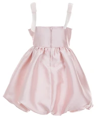 Rare Editions Big Girls Sleeveless Bubble Hem Mikado Dress