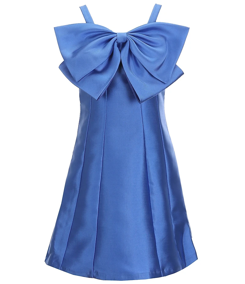 Rare Editions Big Girls Sleeveless Mikado Mini Dress
