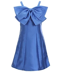 Rare Editions Big Girls Sleeveless Mikado Mini Dress
