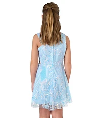 Rare Editions Big Girls Sleeveless Sequin-Embellished Fit & Flare Dress