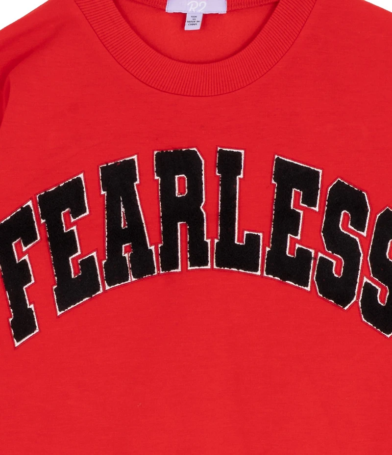 Rare Editions Big Girls Long-Sleeve Fearless PolarFleece Sweatshirt & Matching Jogger Pants Set