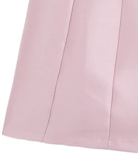 Rare Editions Big Girls Sleeveless Bow-Front Paneled Mikado A-Line Dress