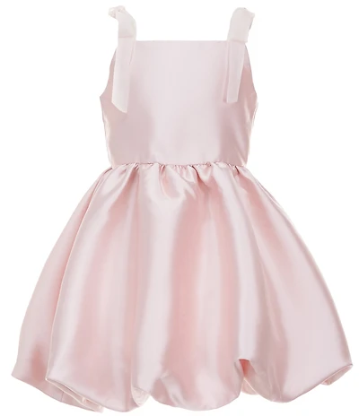 Rare Editions Big Girls Sleeveless Bubble-Hem Mikado Dress