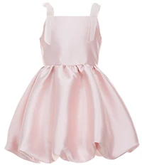 Rare Editions Big Girls Sleeveless Bubble-Hem Mikado Dress