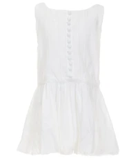 Rare Editions Big Girls Sleeveless Eyelet-Embroidered Drop-Waist Dress