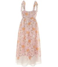 Rare Editions Big Girls Sleeveless Floral-Printed Dress