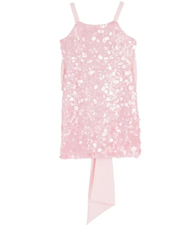 Rare Editions Big Girls Sleeveless Sequin-Embellished Mesh Sheath Dress