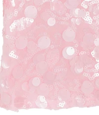 Rare Editions Big Girls Sleeveless Sequin-Embellished Mesh Sheath Dress