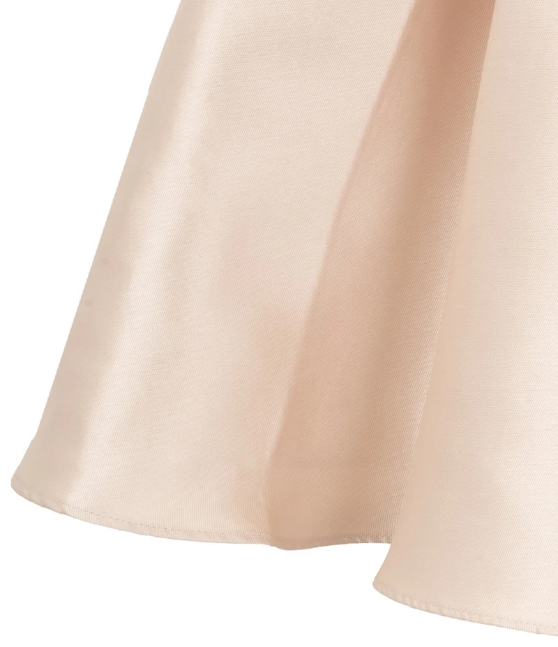 Rare Editions Little Girls Bow-Accented Cutout-Front Fit-And-Flare Mikado Dress