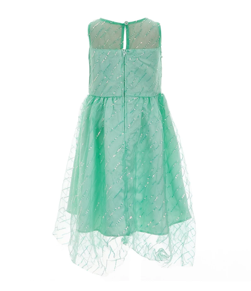 Rare Editions Little Girls Sleeveless Sequin-Embellished Fit & Flare Dress