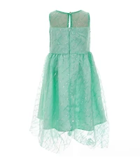 Rare Editions Little Girls Sleeveless Sequin-Embellished Fit & Flare Dress
