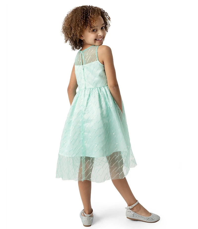 Rare Editions Little Girls Sleeveless Sequin-Embellished Fit & Flare Dress