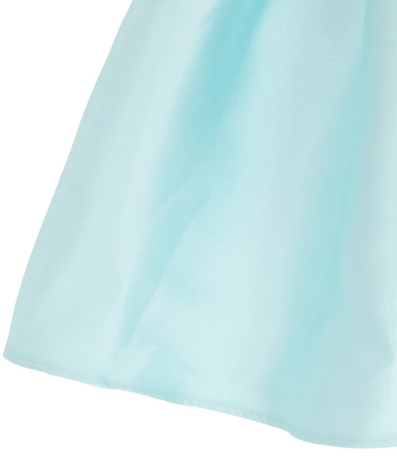 Rare Editions Little Girls Mikado Bow Shoulder Box Pleat Skirt Dress