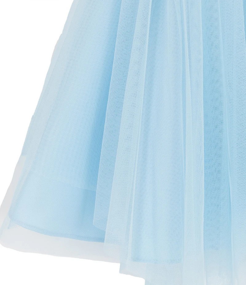 Rare Editions Little Girls Sequin-Embellished Soutache-Embroidered Mesh-Overlay-Skirted Dress