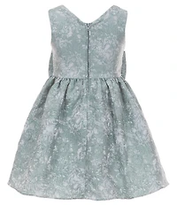 Rare Editions Little Girls Sleeveless Brocade-Bodice/Pleated-Skirted Dress