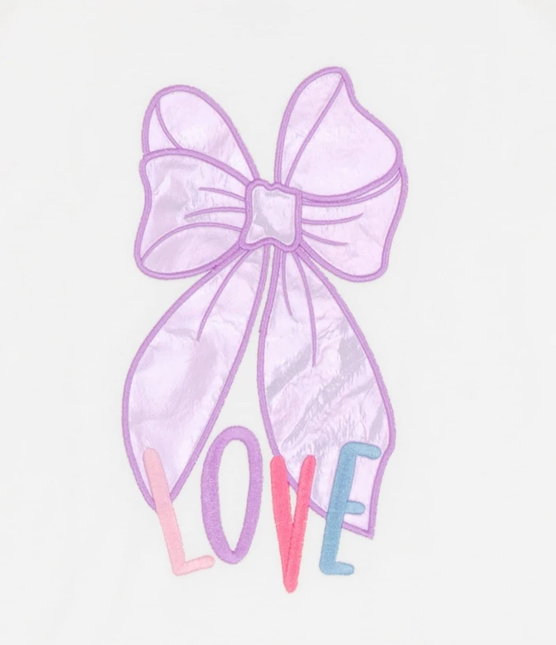 Rare Editions Little Girls T-Shirt & Skort Purple Sequin Faux Fur Bomber Jacket 3-Piece Set