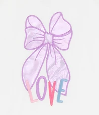 Rare Editions Little Girls T-Shirt & Skort Purple Sequin Faux Fur Bomber Jacket 3-Piece Set