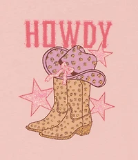 Rarity Baby Girls Short-Sleeve Howdy Bodysuit & Fringed Skort Set