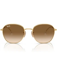 Ray-Ban Unisex Phantos 0RB3809 55mm Round Sunglasses