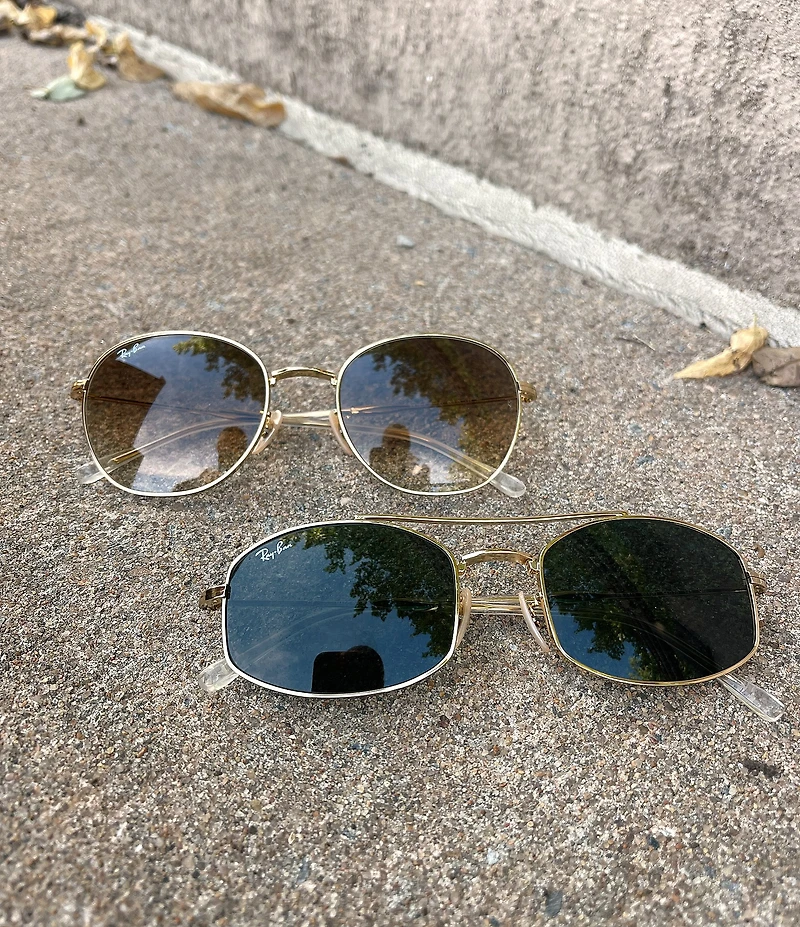 Ray-Ban Unisex Phantos 0RB3809 55mm Round Sunglasses
