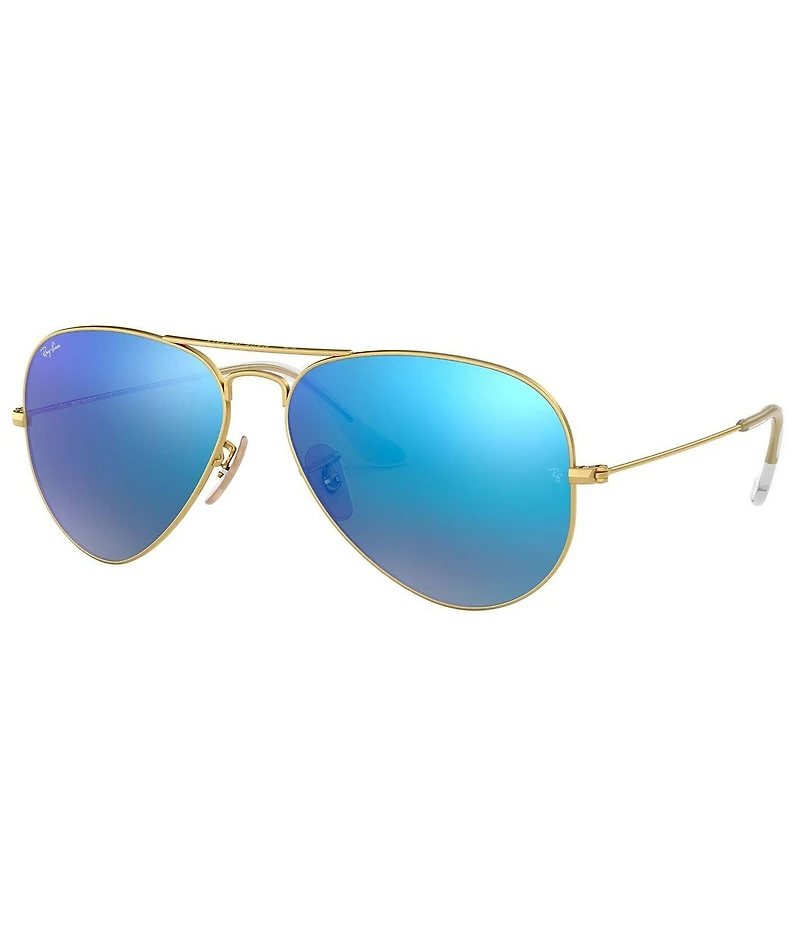 Ray-Ban Classic Mirrored Aviator 62mm Sunglasses