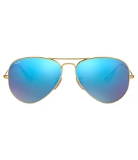 Ray-Ban Classic Mirrored Aviator 62mm Sunglasses