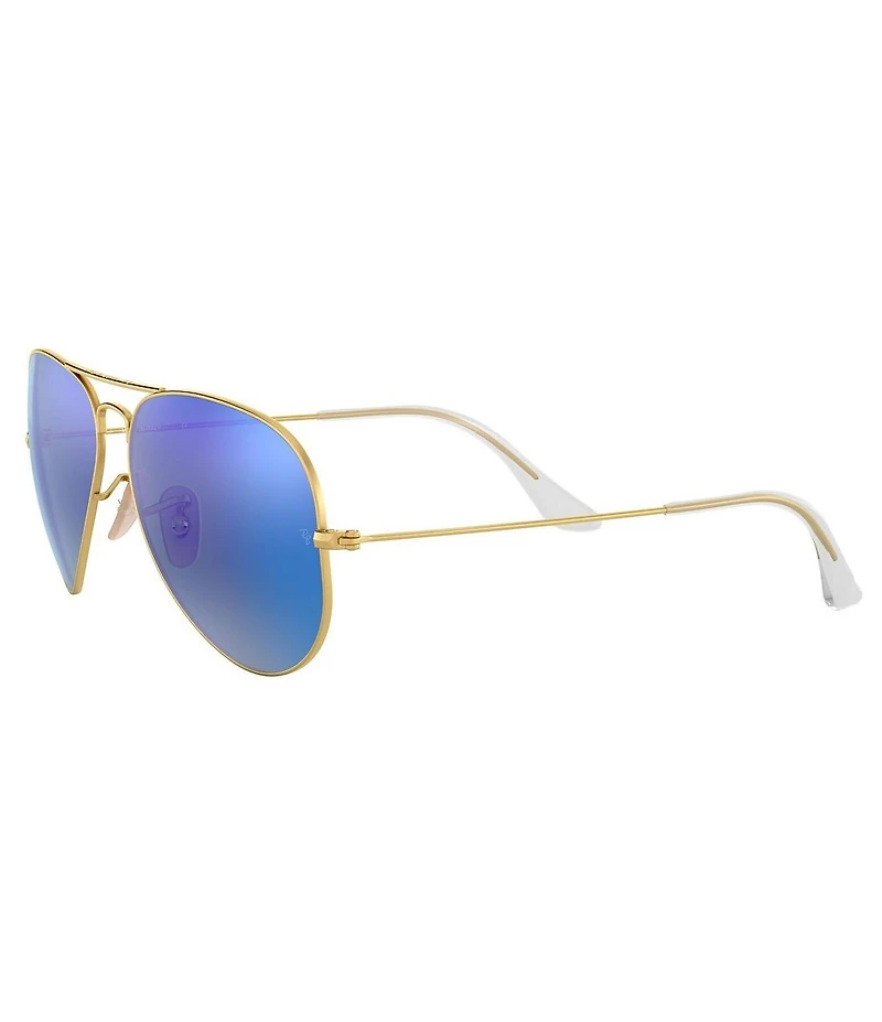 Ray-Ban Classic Mirrored Aviator 62mm Sunglasses
