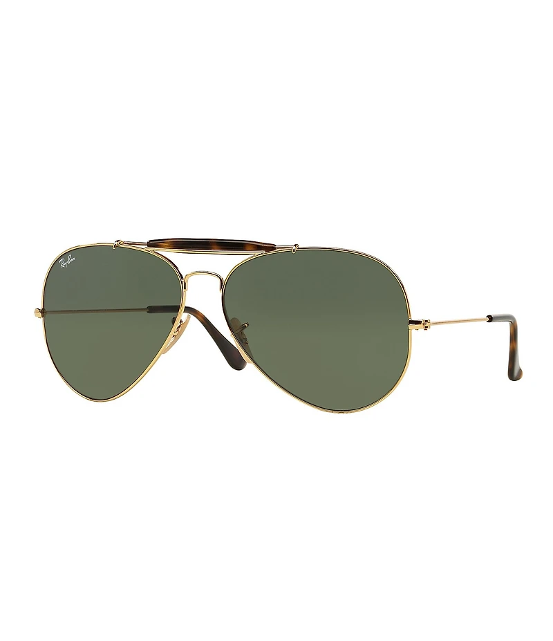Ray-Ban Unisex Icon Outdoorsman II Double Bridge Aviator Sunglasses