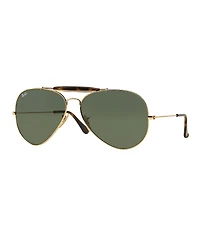 Ray-Ban Unisex Icon Outdoorsman II Double Bridge Aviator Sunglasses