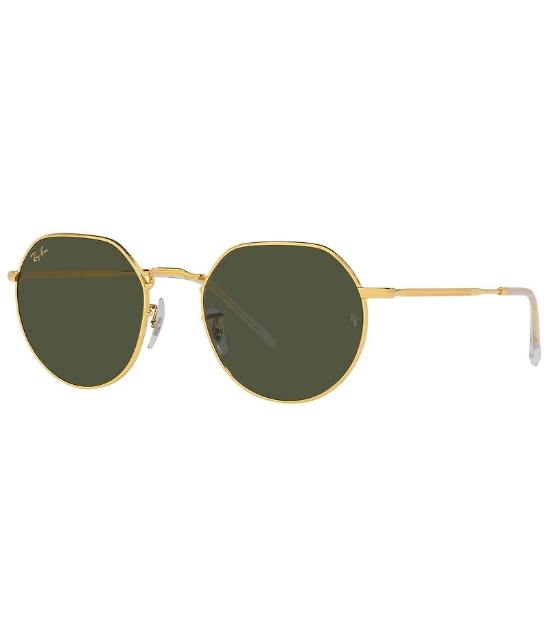 Ray-Ban Unisex Jack Rb3565 53mm Gold Sunglasses