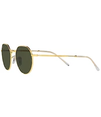 Ray-Ban Unisex Jack Rb3565 53mm Gold Sunglasses