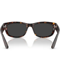 Ray-Ban Men's Mega Balorama 63mm Polarized Havana Pillow Sunglasses