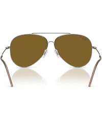 Ray-Ban Men's RB0101S 59mm Polarized Aviator Sunglasses