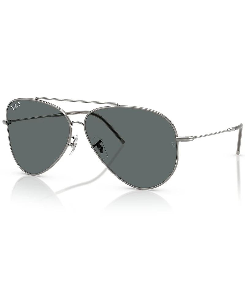 Ray-Ban Men's RB0101S 59mm Polarized Aviator Sunglasses