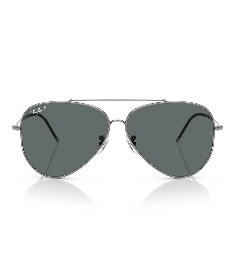 Ray-Ban Men's RB0101S 59mm Polarized Aviator Sunglasses