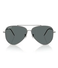 Ray-Ban Men's RB0101S 59mm Polarized Aviator Sunglasses