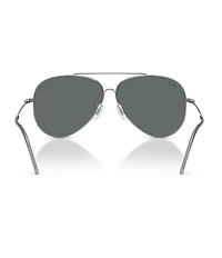 Ray-Ban Men's RB0101S 59mm Polarized Aviator Sunglasses