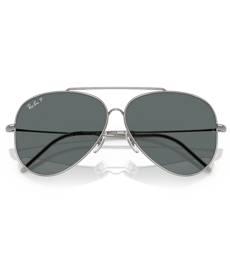Ray-Ban Men's RB0101S 59mm Polarized Aviator Sunglasses
