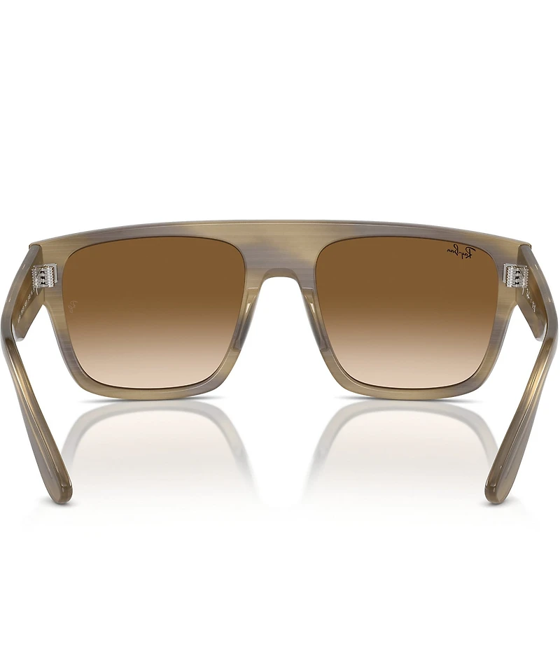 Ray-Ban Men's RB0360S 57mm Striped Square Sunglasses