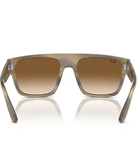 Ray-Ban Men's RB0360S 57mm Striped Square Sunglasses