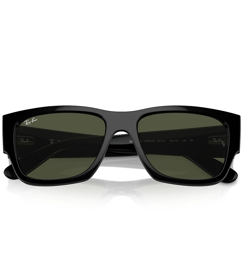 Ray-Ban Men's RB0947 Carlos 56mm Square Sunglasses