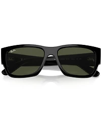 Ray-Ban Men's RB0947 Carlos 56mm Square Sunglasses