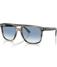 Ray-Ban Men's RB2213 58mm Havana Grey Square Sunglasses