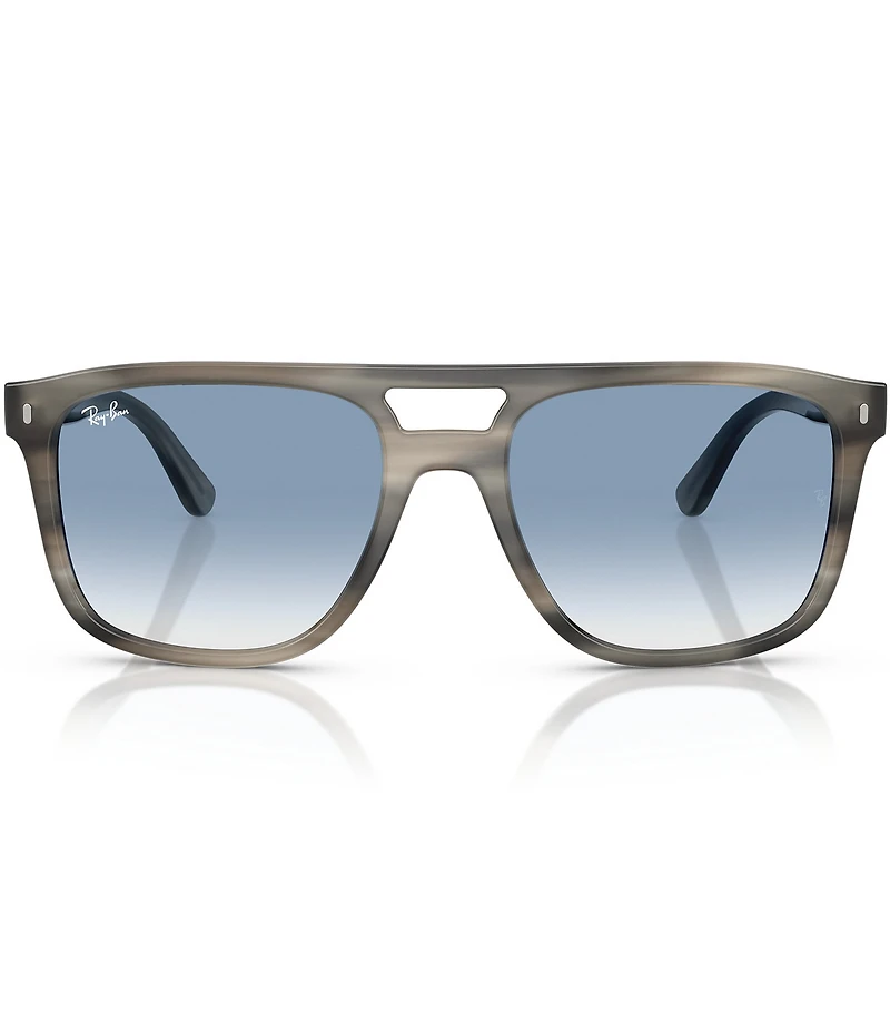 Ray-Ban Men's RB2213 58mm Havana Grey Square Sunglasses