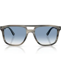 Ray-Ban Men's RB2213 58mm Havana Grey Square Sunglasses