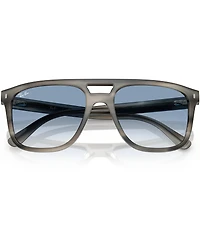 Ray-Ban Men's RB2213 58mm Havana Grey Square Sunglasses